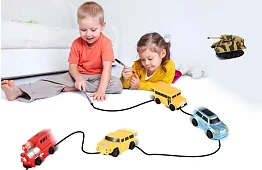 Indukční autíčko s magickým fixem – nakresli trať podle sebe
