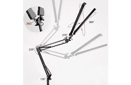 Nastavitelná stolní lampa 24W – 168 LED