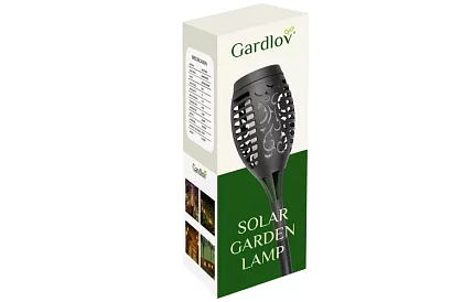 Zahradní lucerna – solární louč s efektem plápolajícího ohně