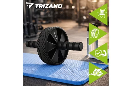 Kolečko na cvičení břišních svalů + podložka pod kolena