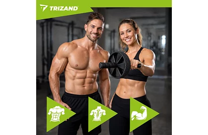 Kolečko na cvičení břišních svalů + podložka pod kolena