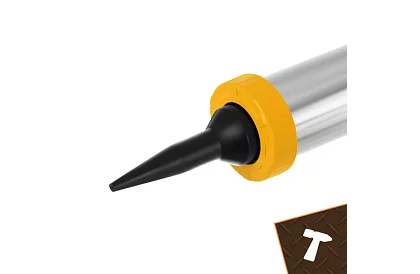 Vytlačovací pistole na tmel 600 ml + 5 trysek + 5 špachtlí