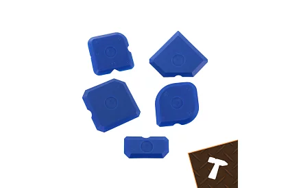 Vytlačovací pistole na tmel 600 ml + 5 trysek + 5 špachtlí