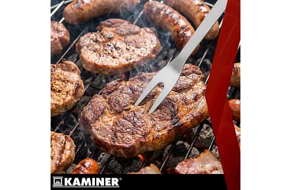 Grilovací nářadí z nerezové oceli - 5dílná sada