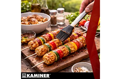 Grilovací nářadí z nerezové oceli - 5dílná sada