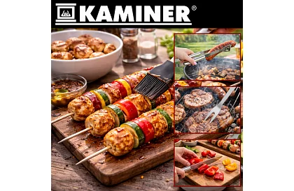 Grilovací nářadí z nerezové oceli - 5dílná sada