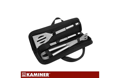 Grilovací nářadí z nerezové oceli - 3dílná sada