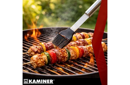 Grilovací nářadí z nerezové oceli - 3dílná sada