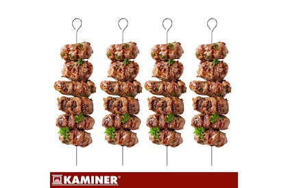 Grilovací nářadí z nerezové oceli - 9dílná sada