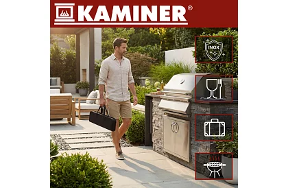 Grilovací nářadí z nerezové oceli - 9dílná sada