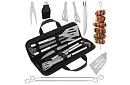 Grilovací nářadí z nerezové oceli - 9dílná sada