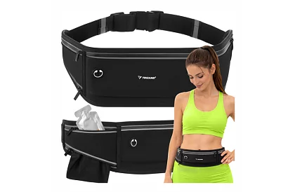 Běžecká sportovní ledvinka TRIZAND – černá