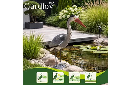 Zahradní dekorace – volavka 66 cm