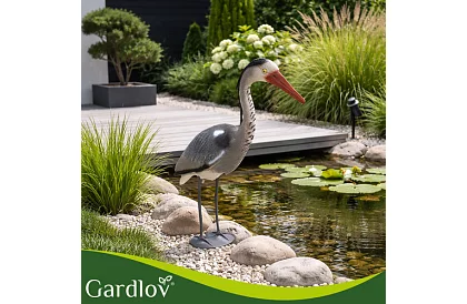 Zahradní dekorace – volavka 66 cm