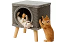 Škrabadlo a pelíšek pro kočky 38 × 32 × 32 cm