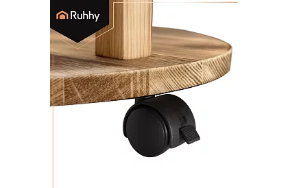 Elegantní dřevěný stojan na květiny 86 × 33 cm