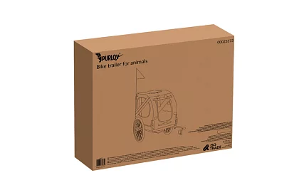 Vozík za kolo pro přepravu zvířat – do 40 kg