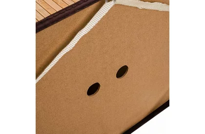 Bambusový koš na prádlo – dvoukomorový 100 L