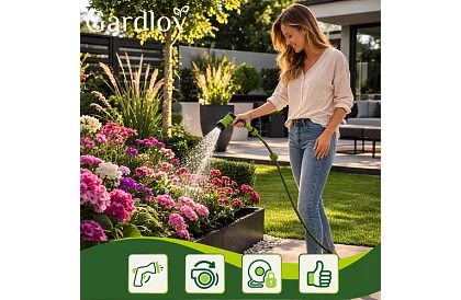 Nástěnný naviják na hadici – automatický buben s hadicí 20 m