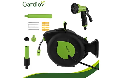 Nástěnný naviják na hadici – automatický buben s hadicí 30 m