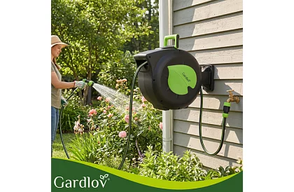 Nástěnný naviják na hadici – automatický buben s hadicí 30 m