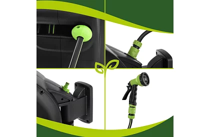 Nástěnný naviják na hadici – automatický buben s hadicí 30 m