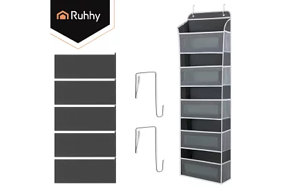 Závěsný organizér na dveře – 142 × 40 × 17 cm