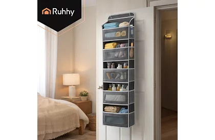 Závěsný organizér na dveře – 142 × 40 × 17 cm