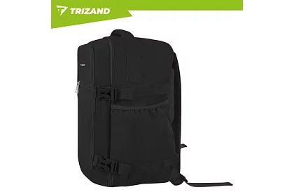 Cestovní batoh 2 v 1 – příruční zavazadlo do letadla 40 × 20 × 25 cm – černý