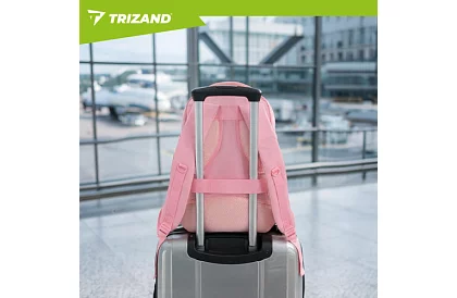 Cestovní batoh 2 v 1 – příruční zavazadlo do letadla 40 × 20 × 25 cm – růžový