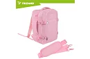 Cestovní batoh 2 v 1 – příruční zavazadlo do letadla 40 × 20 × 25 cm – růžový