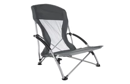 Skládací kempingové křeslo – šedé