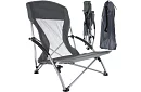 Skládací kempingové křeslo – šedé