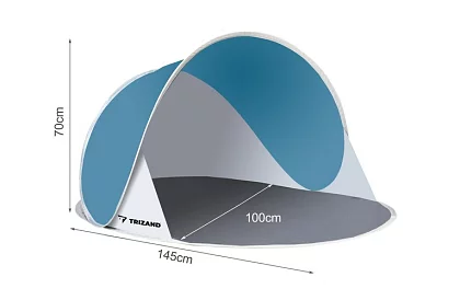 Plážový stan 145 × 100 × 70 cm – samorozkládací