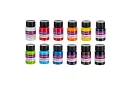 Sada barev na sklo a keramiku 12 × 20 ml – vitrážové barvy do trouby