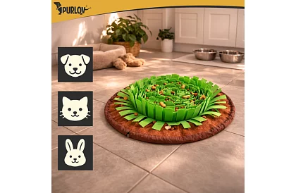 Čmuchací podložka  sniff mat 48 cm – interaktivní hračka na pamlsky