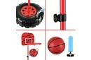 Dětský nastavitelný basketbalový koš s deskou + míč