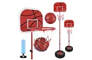 Dětský nastavitelný basketbalový koš s deskou + míč