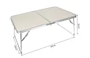 Skládací kempingový stůl – 60 × 40 × 26 cm