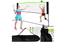 Síť na volejbal, badminton a tenis – mobilní a nastavitelná