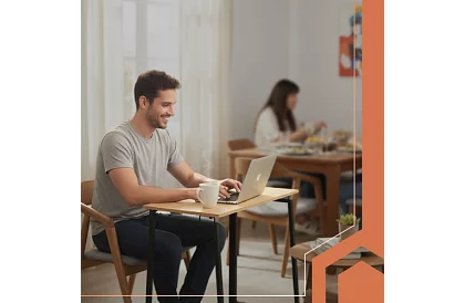 Skládací hnědý stůl – 80 × 75 × 40 cm