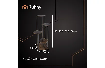 Stojan na květiny 107 cm – 5 úrovní