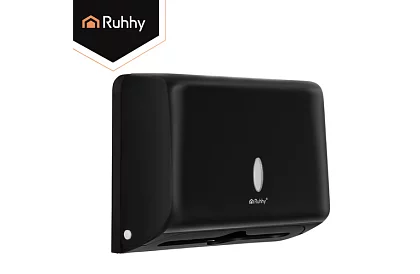 Zásobník papírových ZZ ručníků – černý