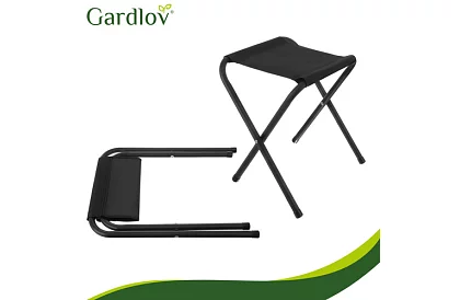 Skládací kempingový stůl 120 × 60 cm + 4 židle