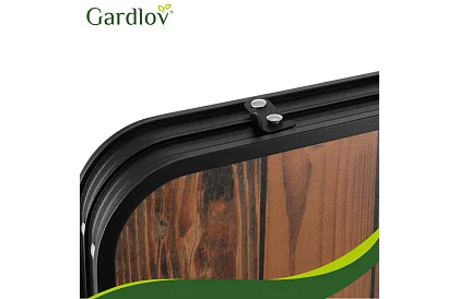 Skládací kempingový stůl 120 × 60 cm + 4 židle