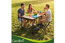 Skládací kempingový stůl 120 × 60 cm + 4 židle