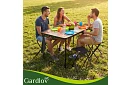 Skládací kempingový stůl 120 × 60 cm + 4 židle