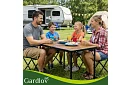 Skládací kempingový stůl 120 × 60 cm + 4 židle