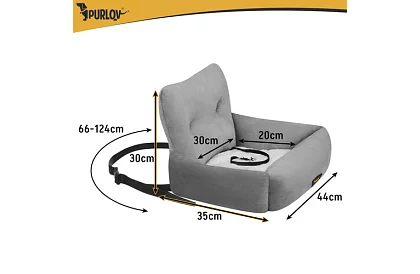 Přepravní sedačka do auta  44 × 35 × 30 cm – Velikost S