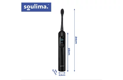 Sonický elektrický zubní kartáček X800 - černý – 90 000 ot./min + 6 hlavic